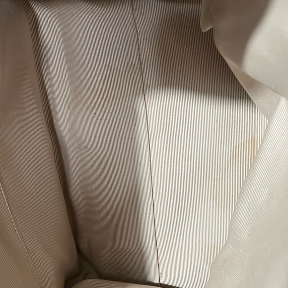 Talbot Leather Tote Handbag /Brass Hardware. Color is Beautiful Chocolate Brown - Picture 11 of 11